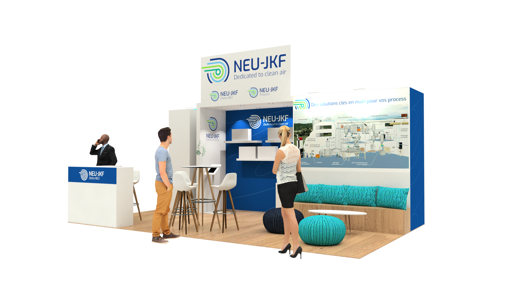 SUR MESURE-C Design Exhibition-Salon CFIA 2023 RENNES- Stand NEU JKF - 18 m²