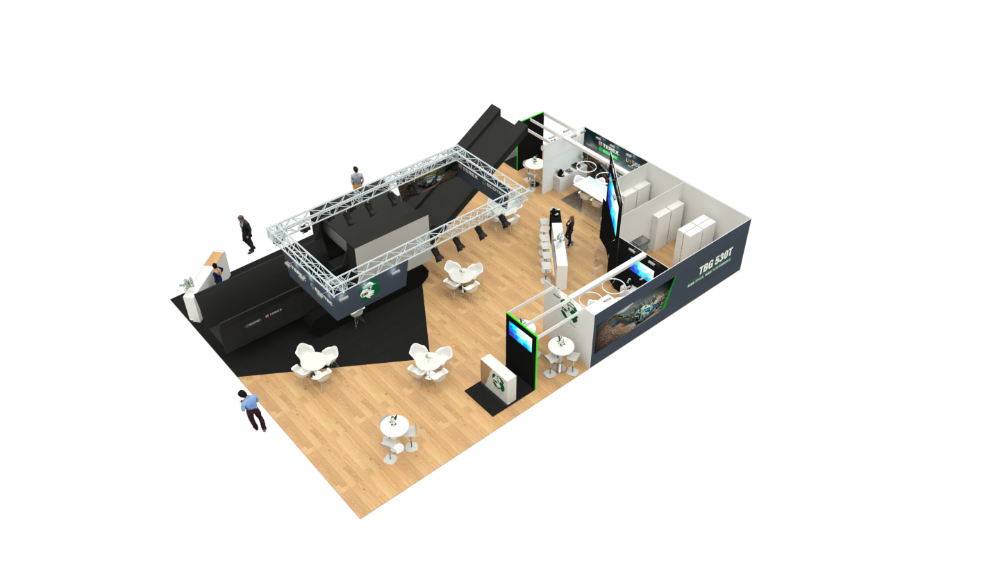 SUR MESURE-Salon IFAT 2022 MUNICH-Projet TEREX- 234m²
