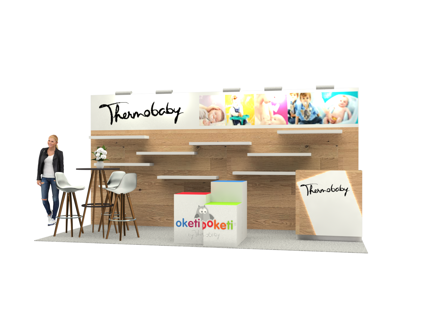 SUR MESURE-Salon Passion Bebe 2019 LYON-Stand Thermobaby - 8 m²
