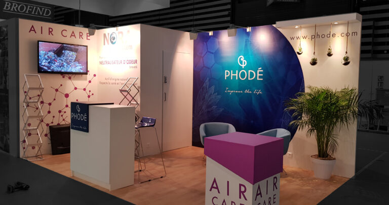 SUR MESURE-Salon Pollutec 2018 LYON- Stand Phode - 15 m²