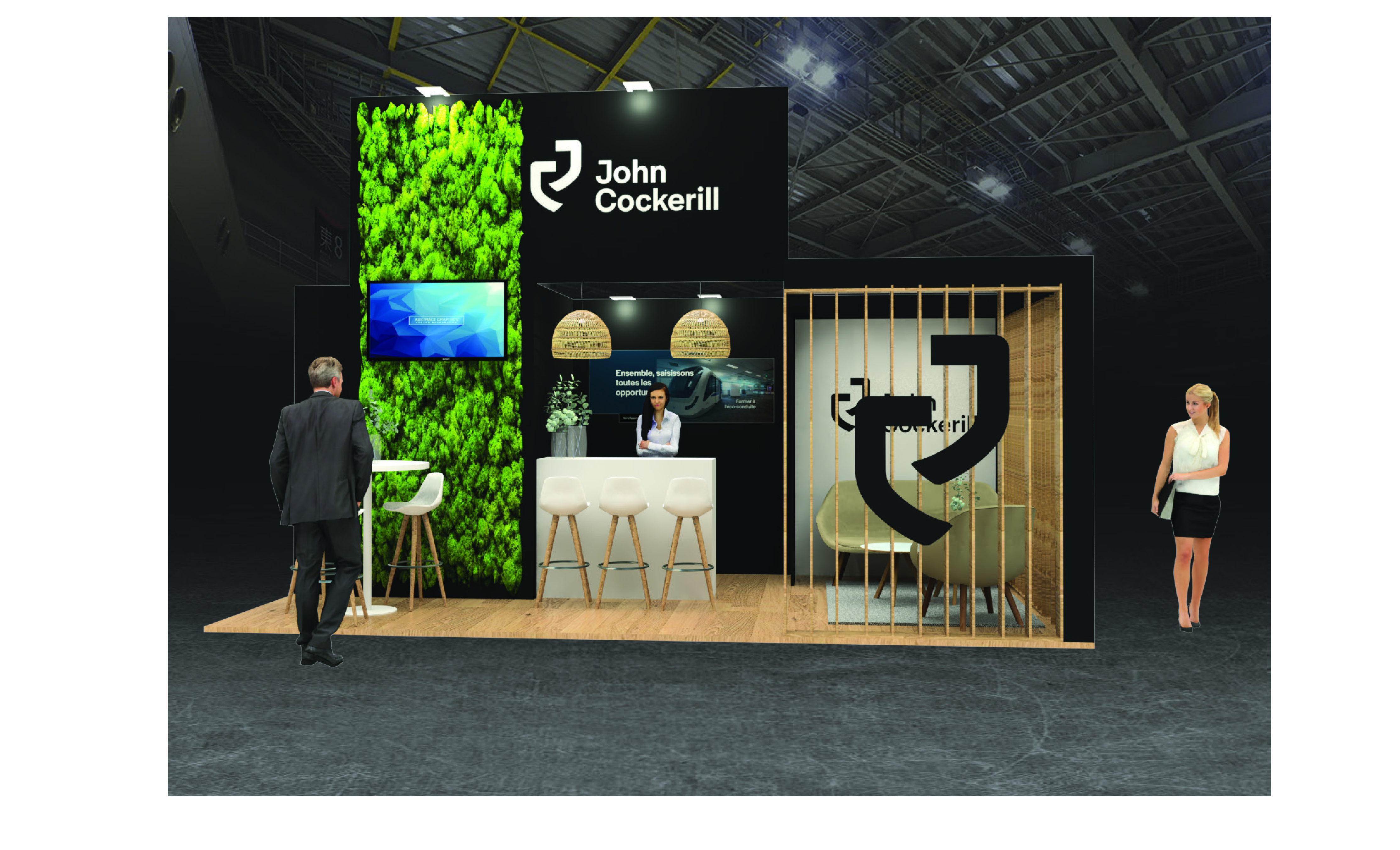 SUR MESURE-C Design Exhibition-Salon ACHEMA FRANCFORT 2024- PROJET JOHN COCKERILL- 18m²