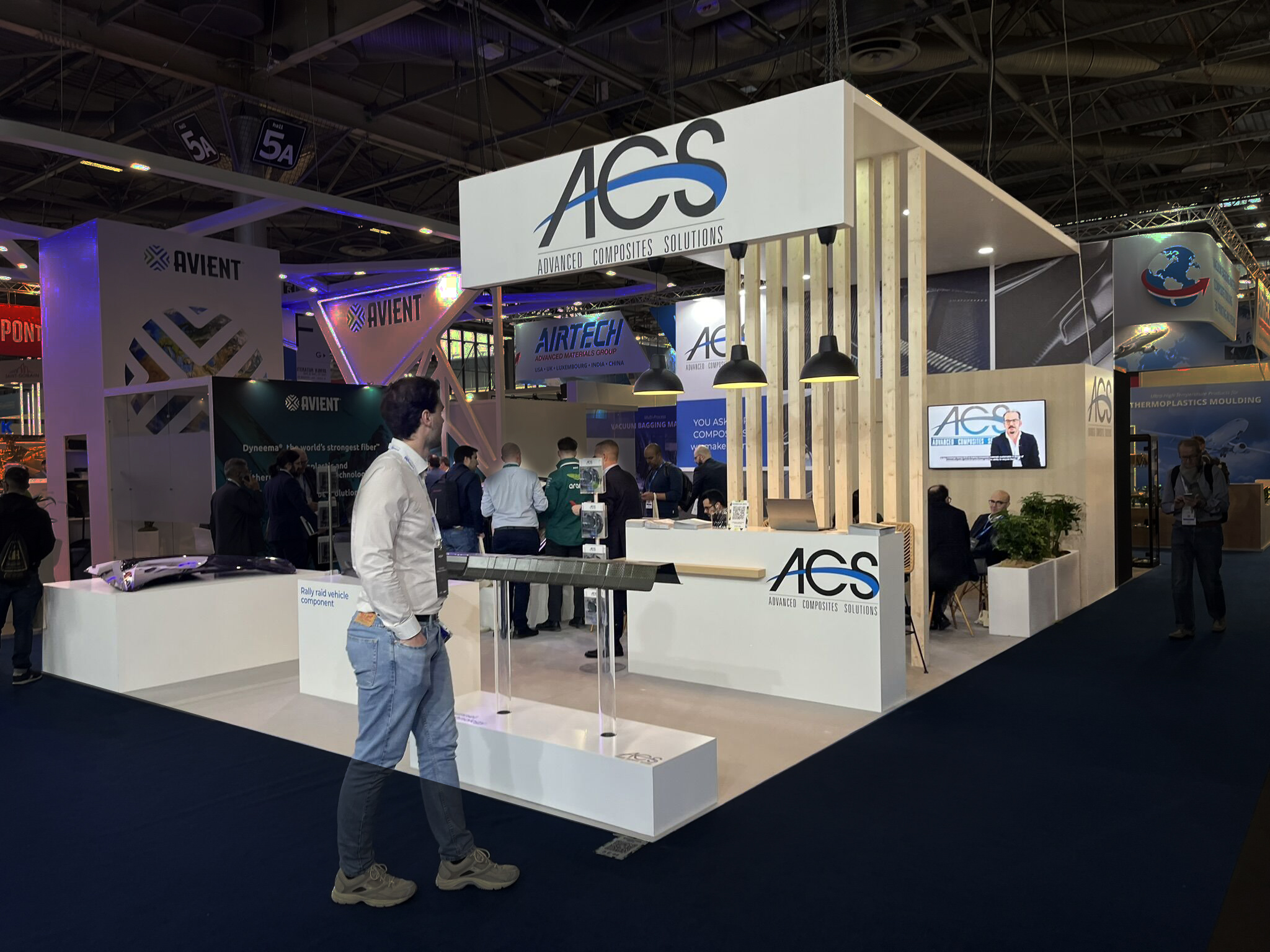 SUR MESURE-C Design Exhibition-Salon JEC WORLD 2024 PARIS VILLEPINTE- Stand ACS -54m2